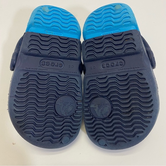 Crocs toddler size C5 Blue unisex - Picture 6 of 7